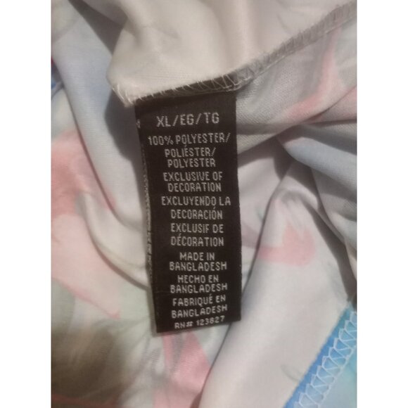 Good Vibes by Drill Hawaiian Shirt  Mens XL Multicolor Short Sleeve Crew Neck - Picture 9 of 11